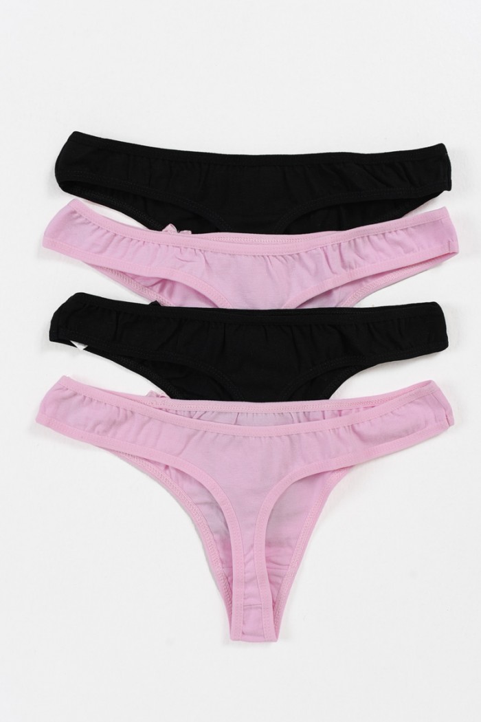Damenunterwäsche DONELLA String 4er-Pack 2411Y2