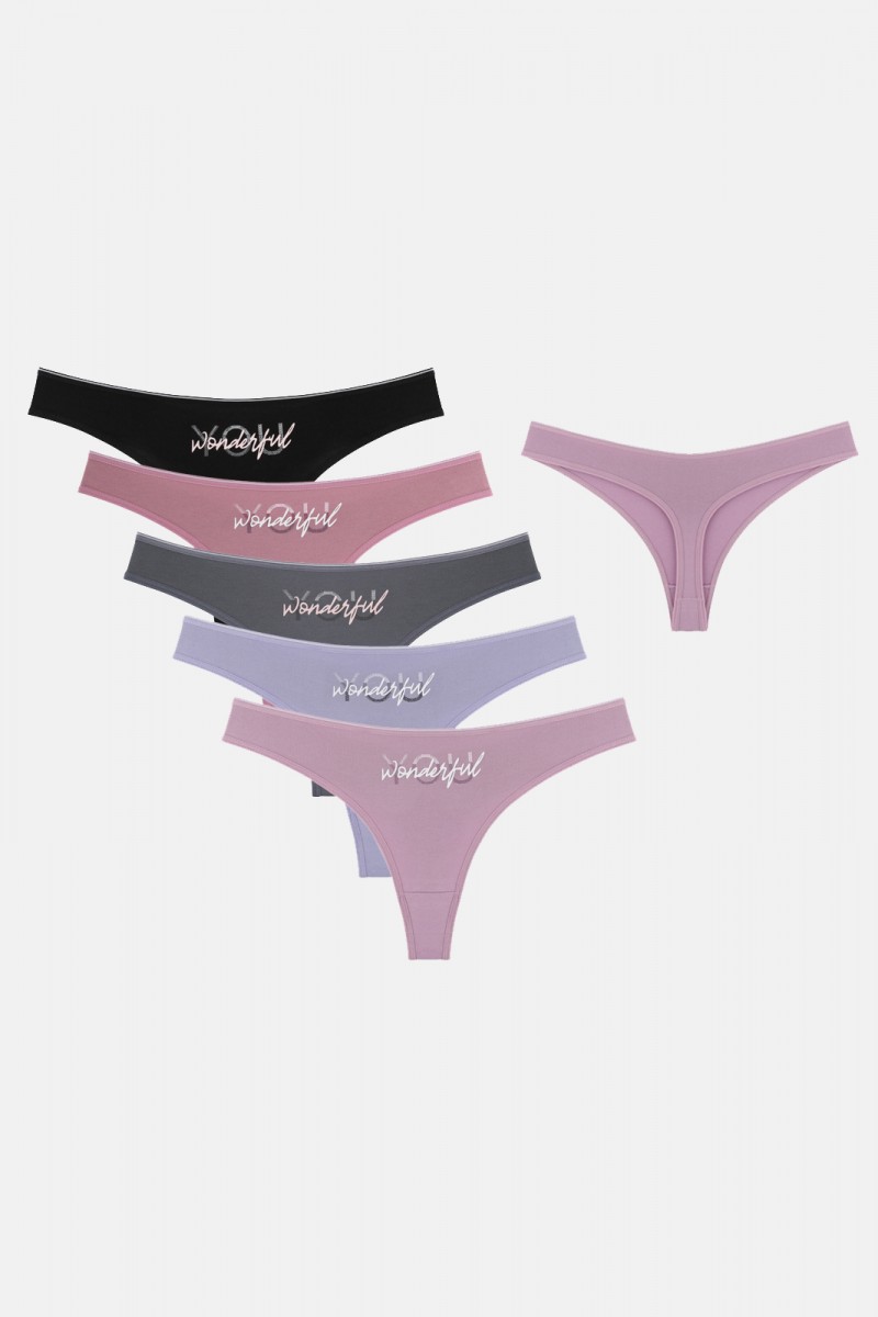 Women's underwear DONELLA String 5 Pack 2471PB40