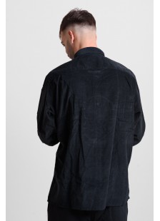 Herren-Cordhemd schwarz DOUBLE 109 Herren-Cordhemd schwarz DOUBLE 109