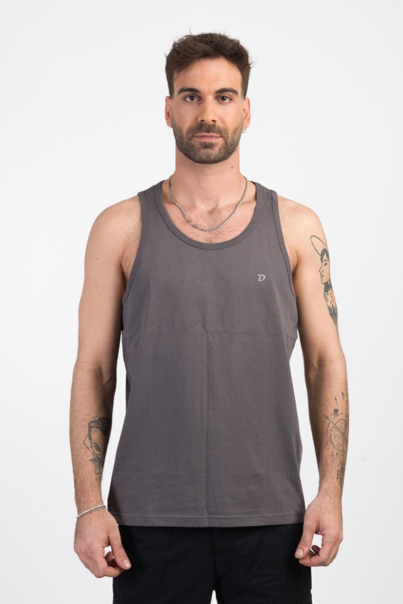 Herrenbluse ohne Ärmel DOUBLE GTS-10 DAINO