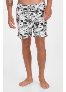 Men's swimwear shorts DOUBLE Black n White Men's swimwear shorts DOUBLE Black n White