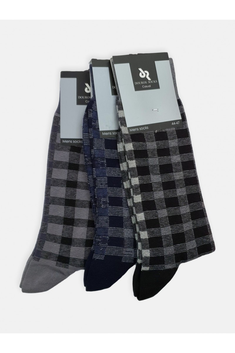 Men's Plaid Socks - Cotton Casual Men's Plaid Socks - Cotton Casual