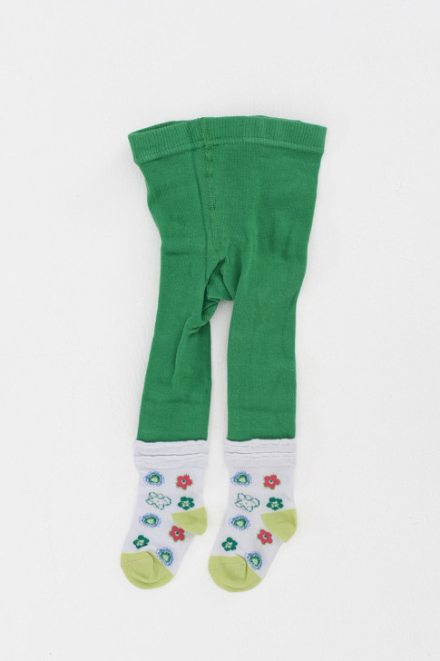 Children's cotton tights DOUROS 5078 GREEN