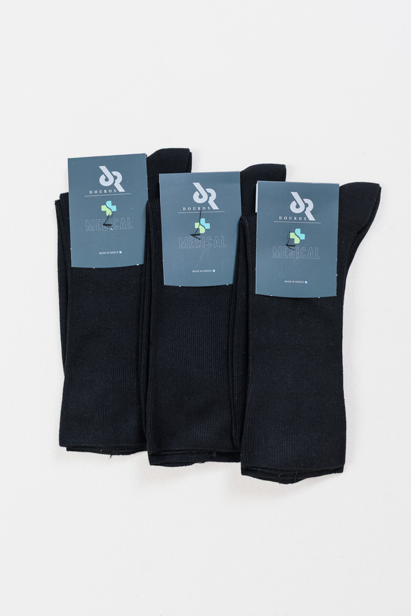 Cotton socks without elastic DOUROS 204 3 PACK Cotton socks without elastic DOUROS 204 3 PACK