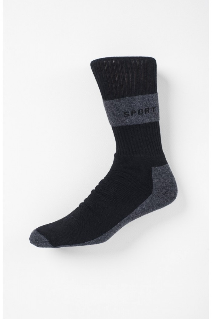 Sports socks DOUROS Sport White and Black 477