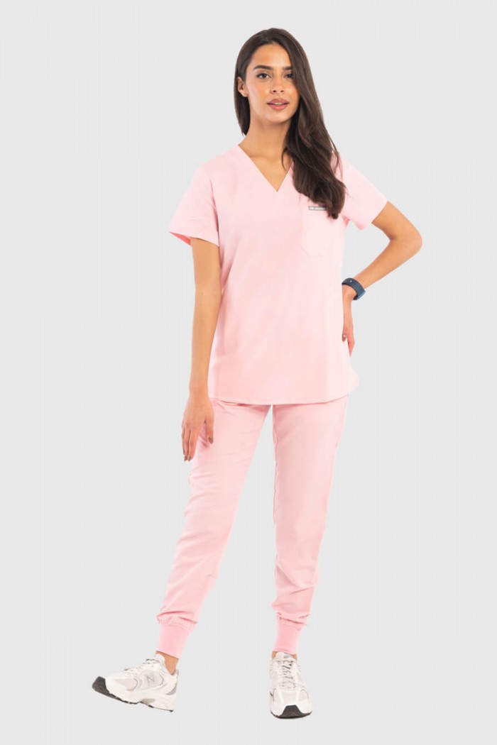 Women's medical pants Dr Scrub Pink PRS01PFPI