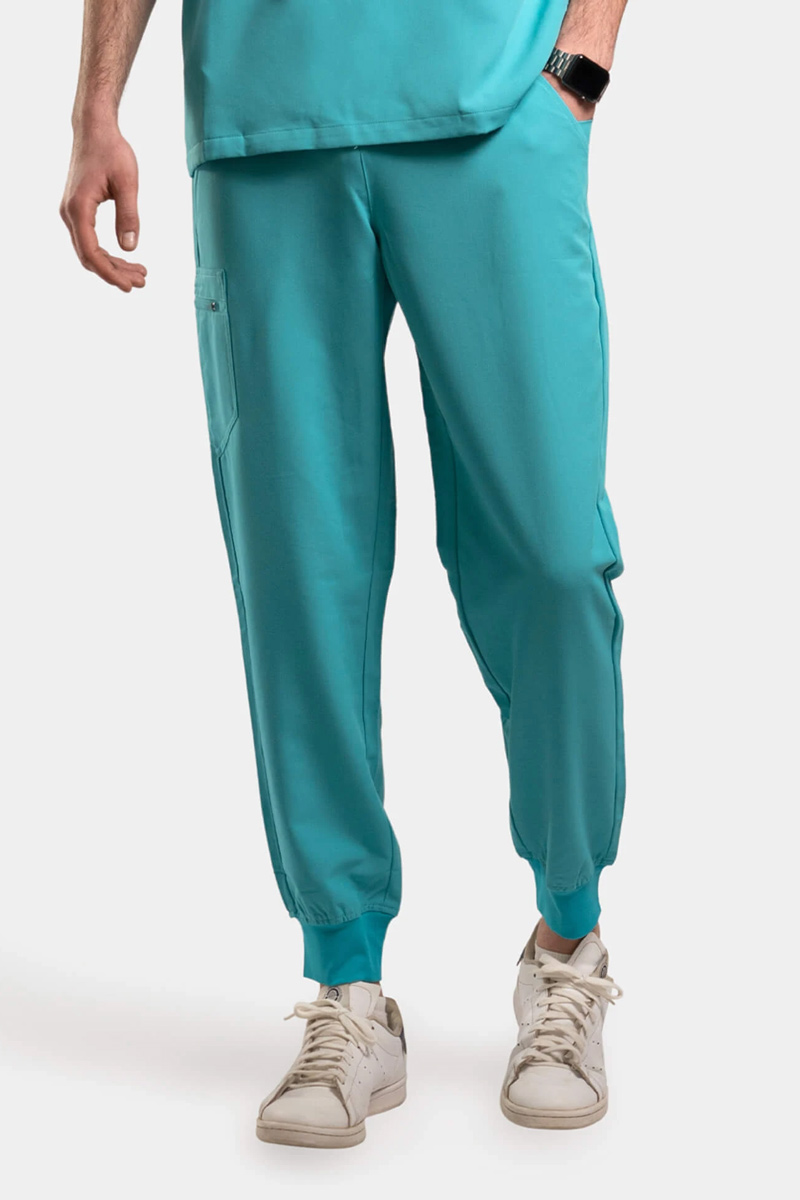 Men's trousers Dr Scrub Petrol PRS01PMTE