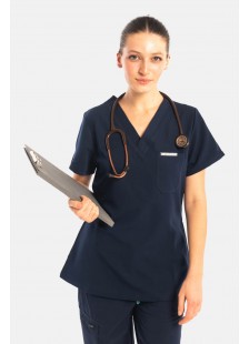 Medizinische Damenbluse Dr Scrub Navy PRS01TFNA Medizinische Damenbluse Dr Scrub Navy PRS01TFNA