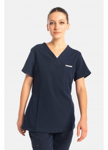 Medizinische Damenbluse Dr Scrub Navy PRS01TFNA Medizinische Damenbluse Dr Scrub Navy PRS01TFNA