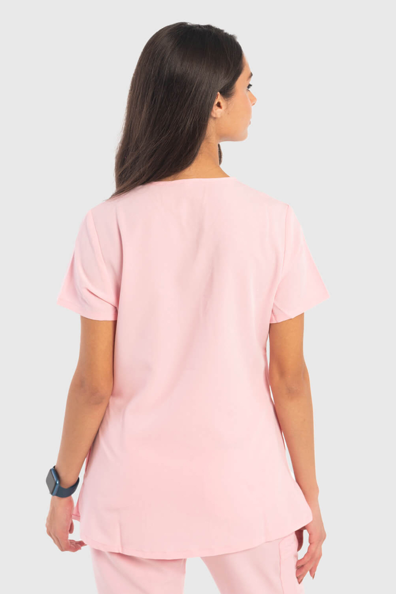 Medizinische Damenbluse Dr Scrub Rosa PRS01TFPI