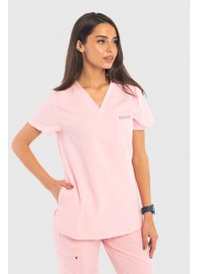 Women's Medical Blouse Dr Scrub Pink PRS01TFPI Women's Medical Blouse Dr Scrub Pink PRS01TFPI