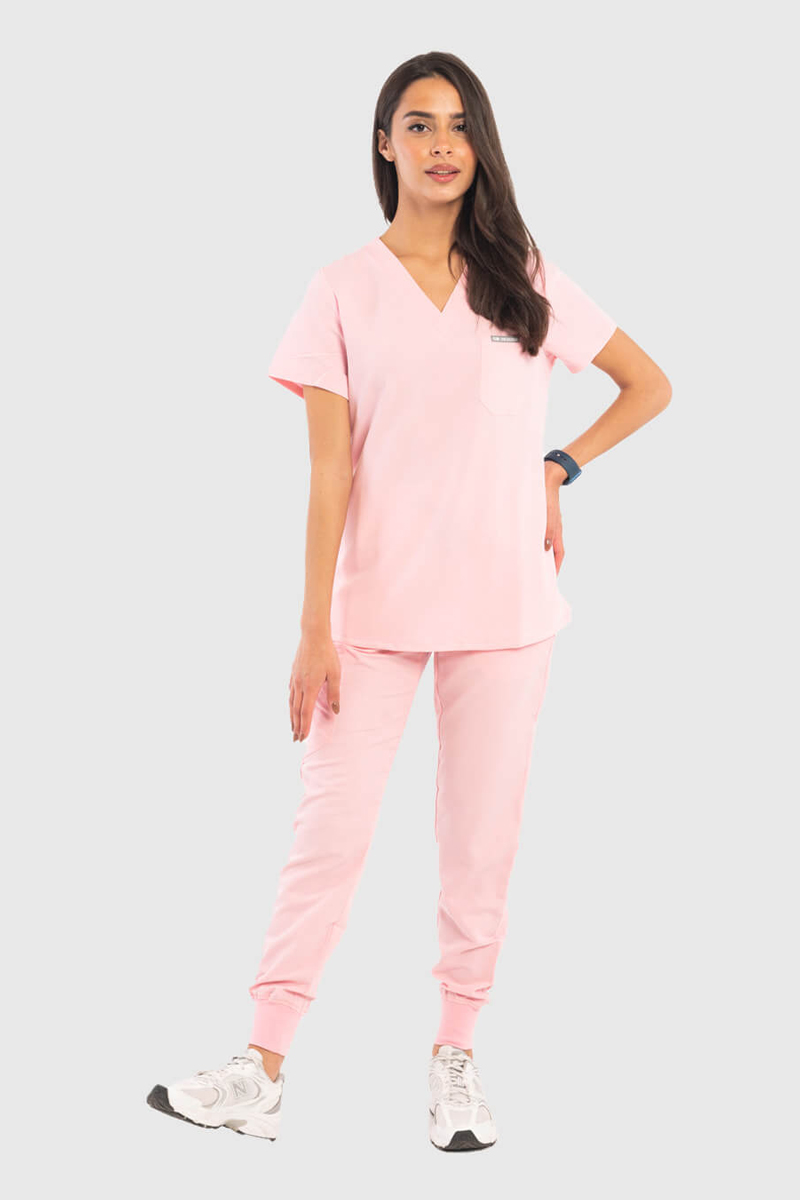 Women's Medical Blouse Dr Scrub Pink PRS01TFPI Women's Medical Blouse Dr Scrub Pink PRS01TFPI