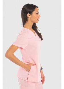 Women's Medical Blouse Dr Scrub Pink PRS01TFPI Women's Medical Blouse Dr Scrub Pink PRS01TFPI