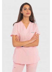Women's Medical Blouse Dr Scrub Pink PRS01TFPI Women's Medical Blouse Dr Scrub Pink PRS01TFPI