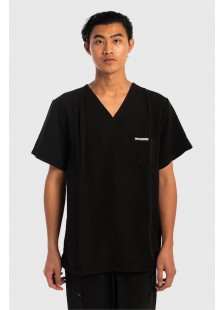 Medizinisches Herrenhemd Dr Scrub Schwarz PRS01TMBK Medizinisches Herrenhemd Dr Scrub Schwarz PRS01TMBK