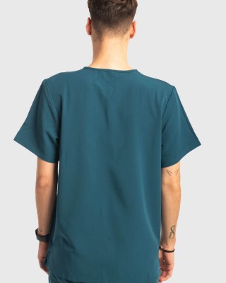 Medizinisches Herrenhemd Dr Scrub Cypress Grün PRS01TMCA