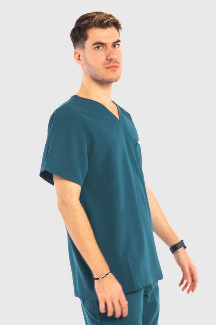 Medizinisches Herrenhemd Dr Scrub Cypress Grün PRS01TMCA