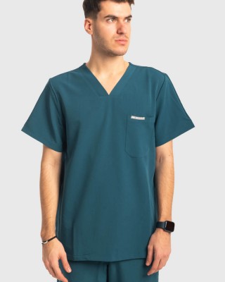 Medizinisches Herrenhemd Dr Scrub Cypress Grün PRS01TMCA