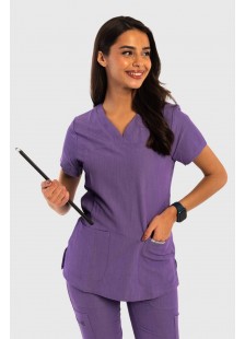 Medizinische Damenbluse Dr Scrub MOV PRS02TFMP Medizinische Damenbluse Dr Scrub MOV PRS02TFMP