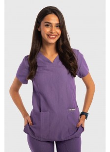 Medizinische Damenbluse Dr Scrub MOV PRS02TFMP Medizinische Damenbluse Dr Scrub MOV PRS02TFMP