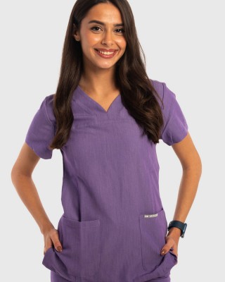 Women's medical blouse Dr Scrub MOV PRS02TFMP