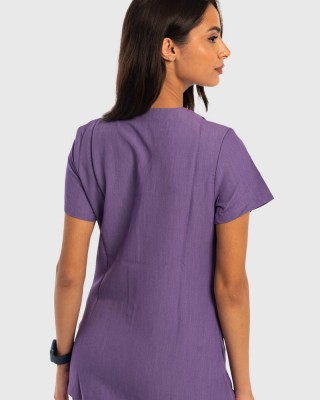 Women's medical blouse Dr Scrub MOV PRS02TFMP