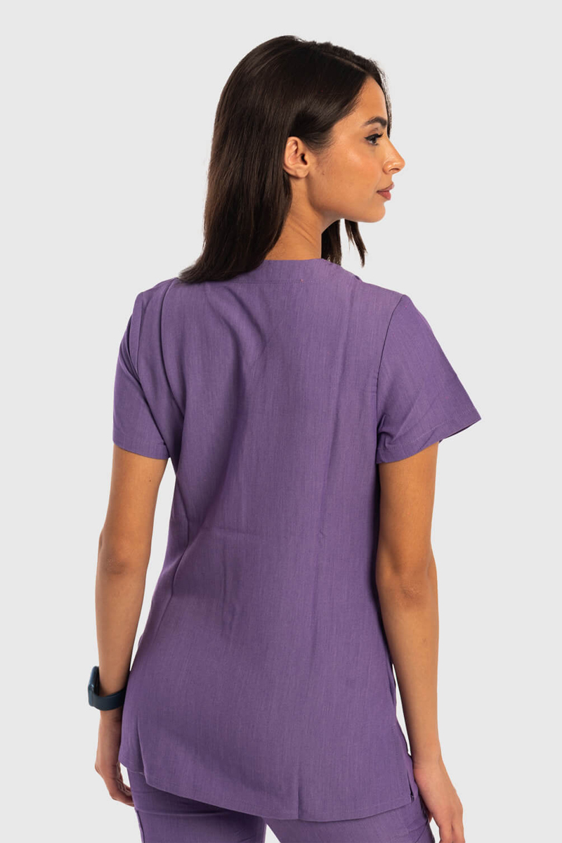 Women's medical blouse Dr Scrub MOV PRS02TFMP