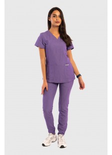 Medizinische Damenbluse Dr Scrub MOV PRS02TFMP Medizinische Damenbluse Dr Scrub MOV PRS02TFMP
