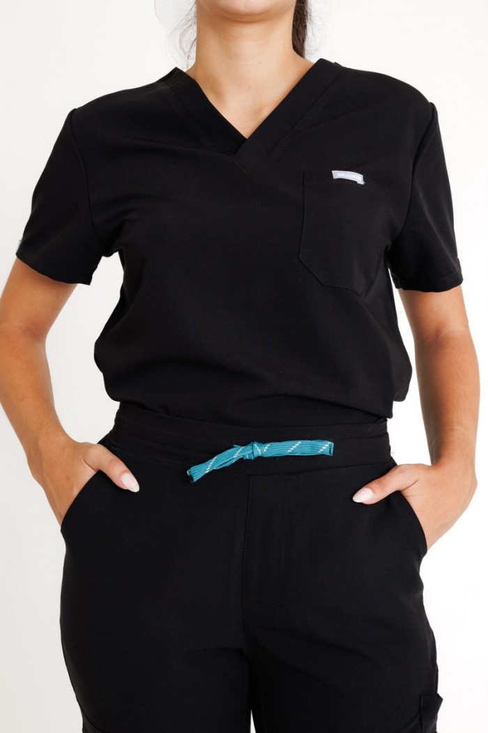 Women's medical pants Dr Scrub Black PRS03PFBK