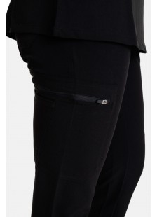 Medizinische Damenhose Dr Scrub Schwarz PRS03PFBK