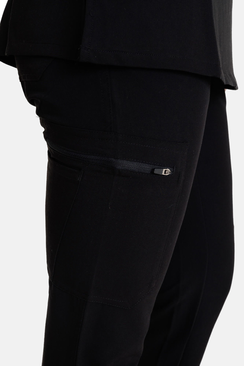 Women's medical pants Dr Scrub Black PRS03PFBK