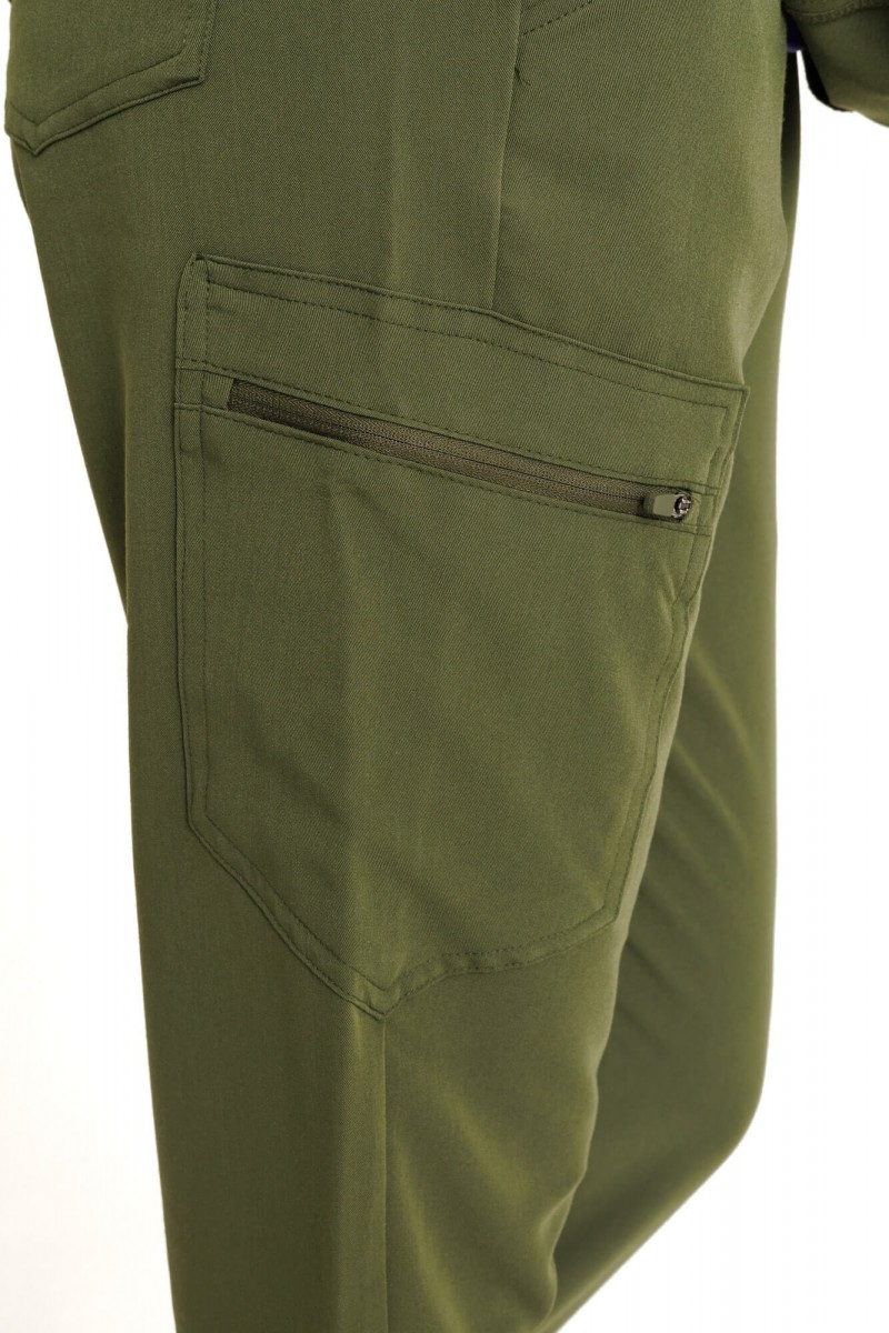 Women's Medical Pants Dr Scrub Khaki PRS03PFTL