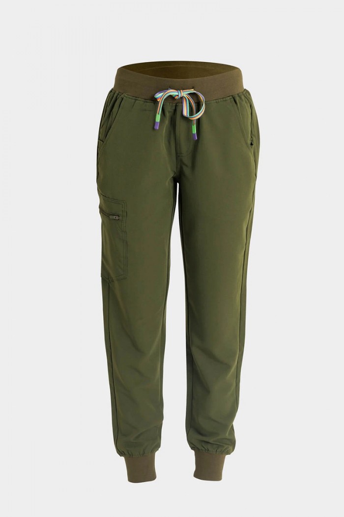 Women's Medical Pants Dr Scrub Khaki PRS03PFTL