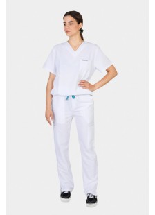 Medizinische Damenhose Dr Scrub Weiß PRS04PFWH Medizinische Damenhose Dr Scrub Weiß PRS04PFWH