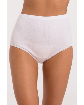 Klassischer Schlüpfer in voller Länge ELEANA Externer Gummizug