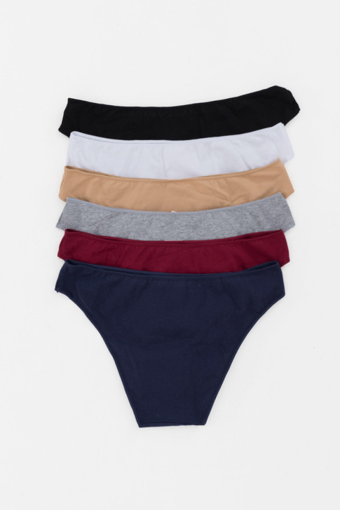 INVISI Cotton monochrome briefs (6 Pack)