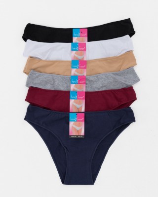 INVISI Cotton monochrome briefs (6 Pack)