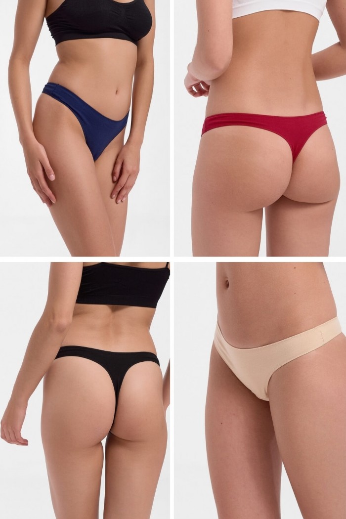 Women's thong monochrome