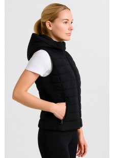 WOMEN'S SLEEVELESS JACKET JACKET EWINKER BLACK WOMEN'S SLEEVELESS JACKET JACKET EWINKER BLACK