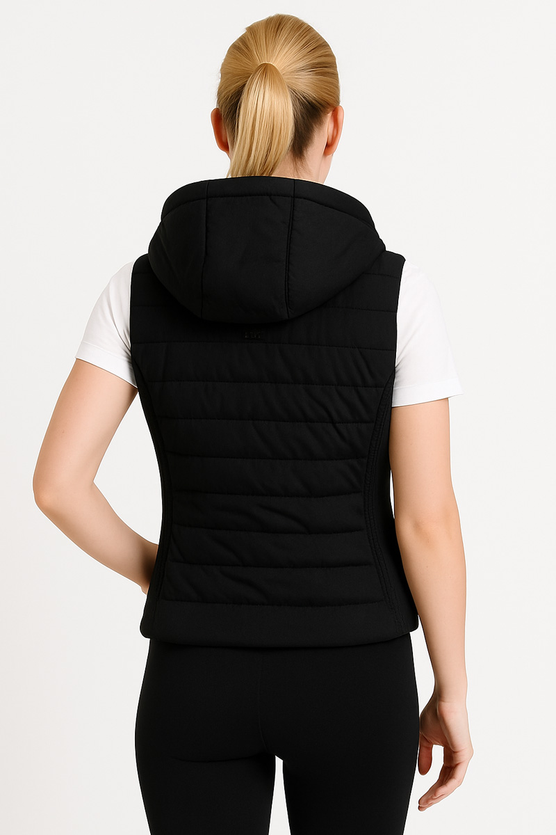 WOMEN'S SLEEVELESS JACKET JACKET EWINKER BLACK WOMEN'S SLEEVELESS JACKET JACKET EWINKER BLACK