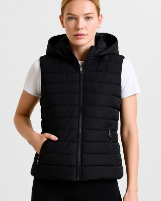 DAMENJACKE OHNE ÄRMEL JACKE EWINKER SCHWARZ