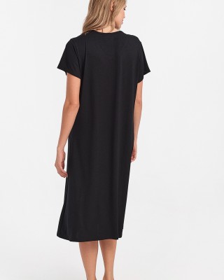 Kurzärmeliges Kleid ANS BLACK 289