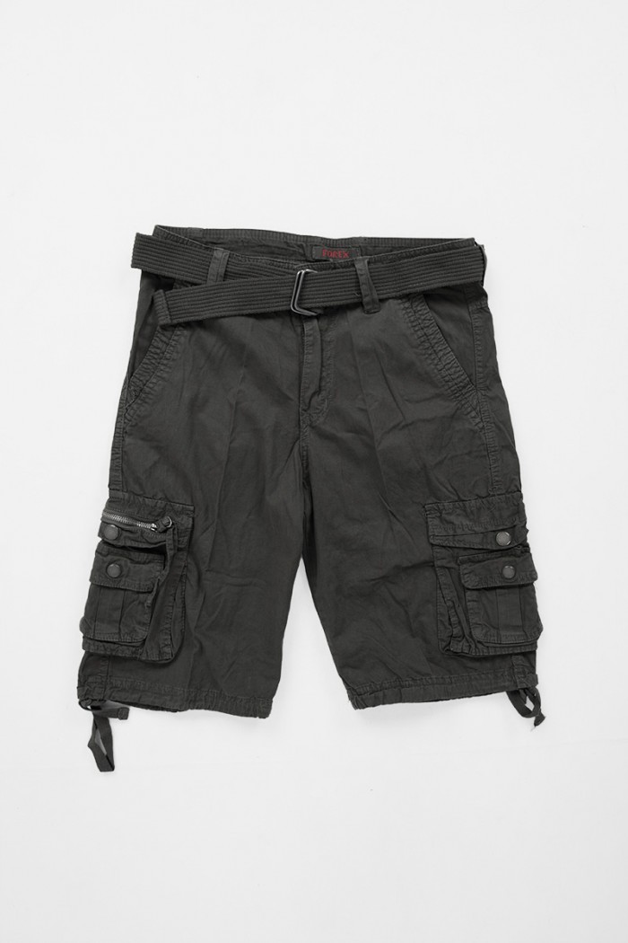 Men's FOREX Cargo Bermuda shorts with belt 2102