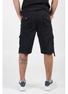 Herren Bermudashorts FOREX Cargo mit Gürtel 2820 BLACK Herren Bermudashorts FOREX Cargo mit Gürtel 2820 BLACK