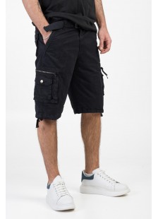Herren Bermudashorts FOREX Cargo mit Gürtel 2820 BLACK Herren Bermudashorts FOREX Cargo mit Gürtel 2820 BLACK