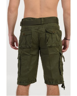 Ανδρική Βερμούδα FOREX Cargo με ζώνη 2829 σε 3 Χρώματα