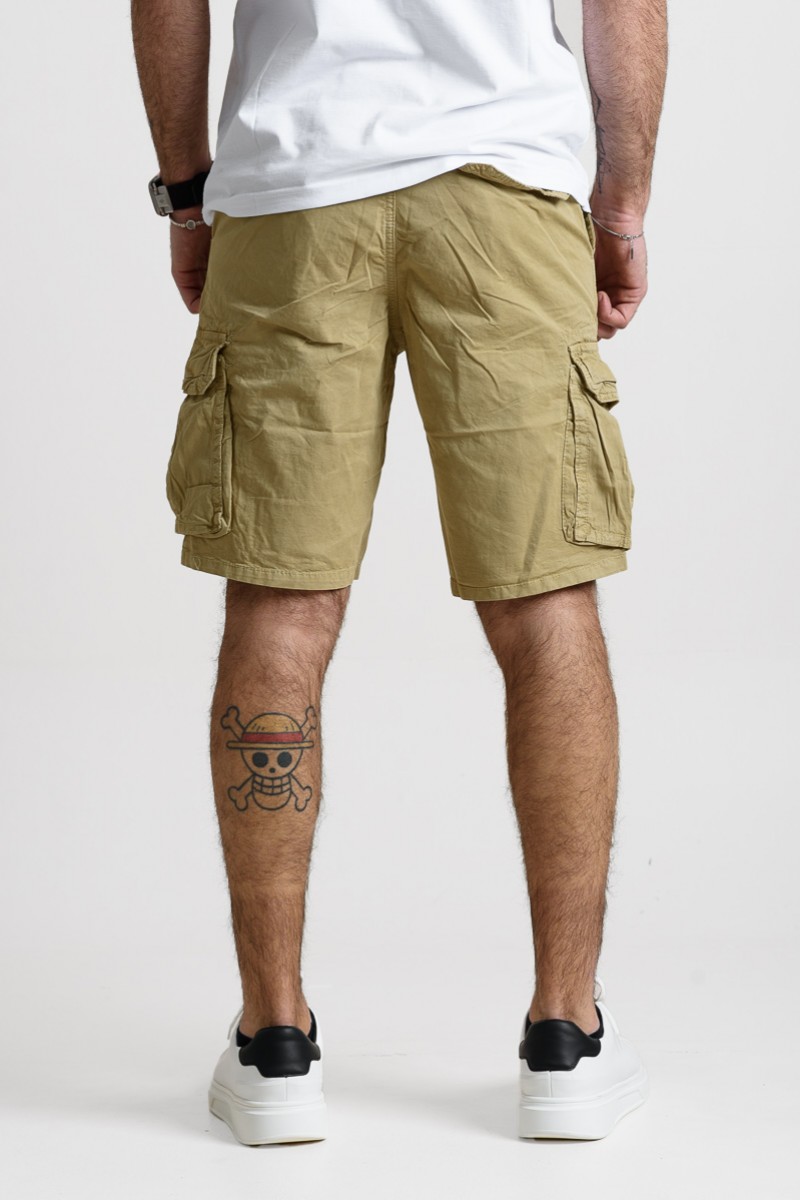 MEN'S CARGO SHORTS FOREX 3008-F BEIGE