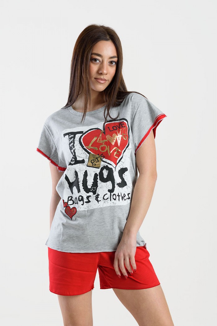 TEENAGE PAJAMAS FOR GIRL GALAXY 300 18 GREY