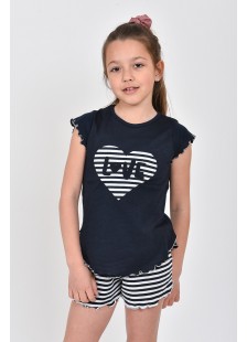 Children's pajamas Galaxy Love Navy Children's pajamas Galaxy Love Navy