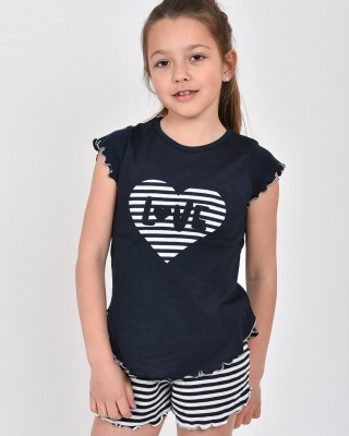 Kinder-Pyjama Galaxy Love Navy